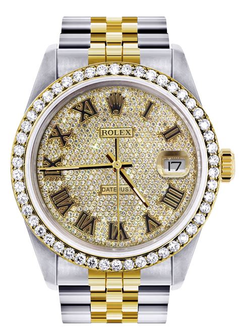 rolex gold diamond watch